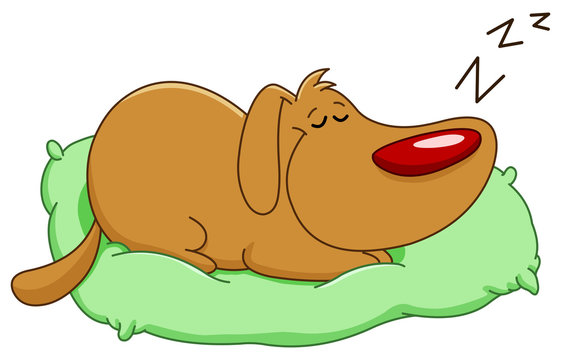 Dog Cartoon Sleeping Images – Browse 8,272 Stock Photos, Vectors, and Video  | Adobe Stock