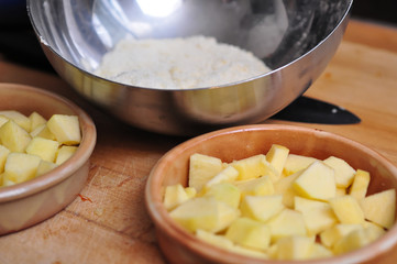 Préparation Crumble Pomme Chocolat