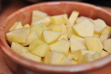 Pommes dans un ramequin