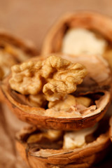 walnuts on the table