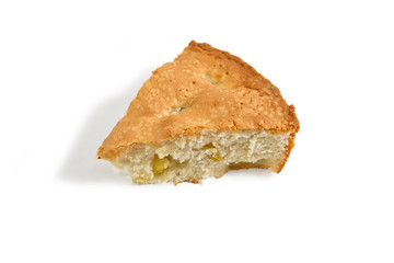 piece of cake. Isolated on white background