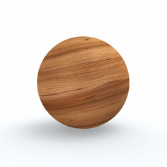 Holzkugel - Ulme R&uuml;ster