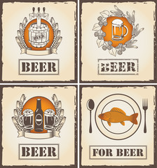 Obraz premium for a menu with beer