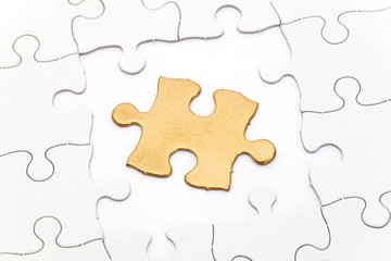 Obraz premium Golden Puzzle