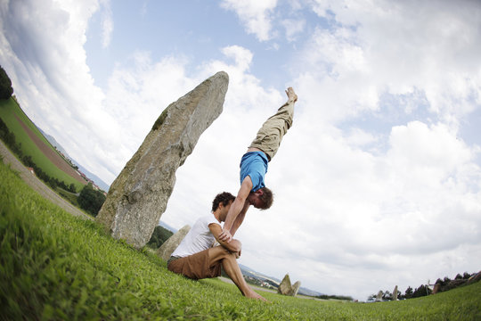 Human Handstand
