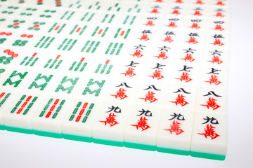 Obraz premium mahjong tiles