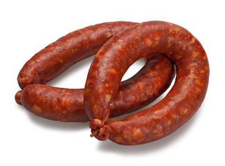 Fototapeta premium Pile of sausages