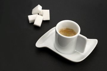 espresso and sugar