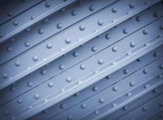 metal plate with rivets, textural background