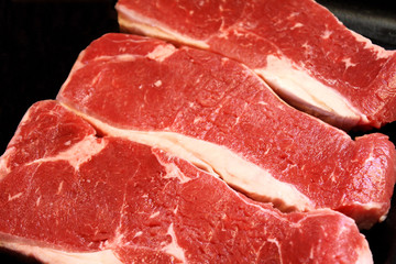 Strip Loin Steaks - fresh from the butcher