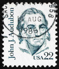 Postage stamp USA 1985 John James Audubon