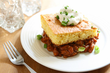 Chili and Cornbread