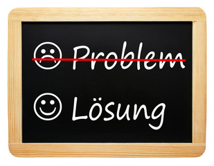 Obraz premium Problem und Lösung