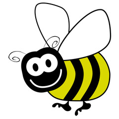 Bumble bee vector drawing.