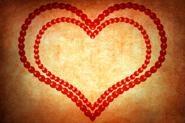 Grunge Valentine's day heart