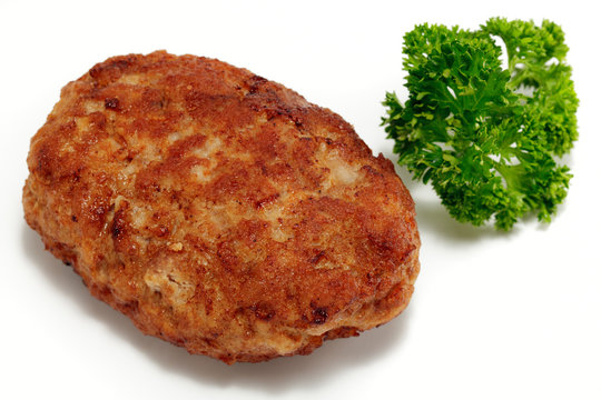 Frikadelle mit Petersilie