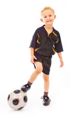 Kleiner Fussballspieler
