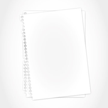 Blank paper sheet on abstract backgrounds.