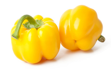 bell pepper isolated on white background
