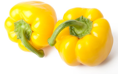 bell pepper isolated on white backgroun
