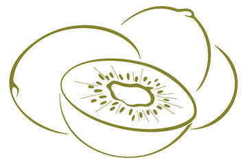 Kiwi fruit, pictogram