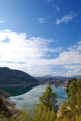 Naklejka na ściany i meble Spain, Fuensanta reservoir