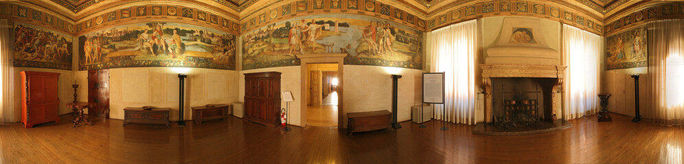 Modena palazzo comunale, sala del fuoco a 360°