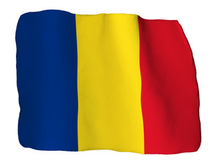 Romania bandiera di plastilina © robodread