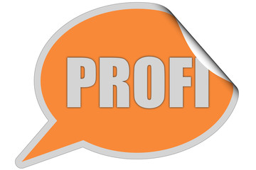 SP-Sticker orange curl oben PROFI