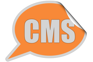 SP-Sticker orange CMS