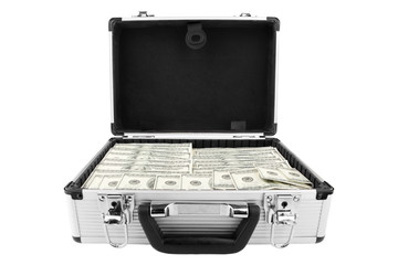 Suitcase of dollars