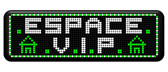 Fototapeta premium PANNEAU A LEDS ESPACE VIP