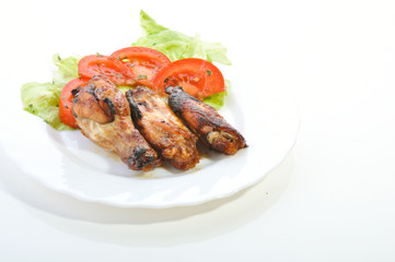 Gegrillte Hühnerflügel