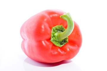 Rote Paprika isoliert