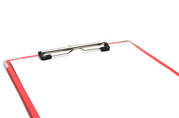 クリップボード　赤