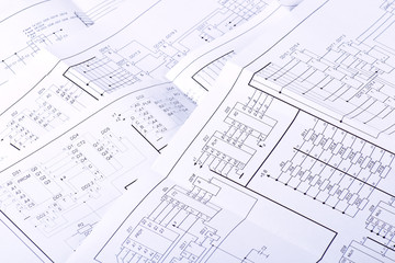 Some drawing of electrical circuits