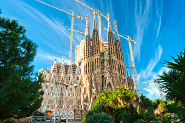 La Sagrada Familia, Barcelone, Espagne.