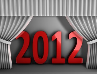 2012 red curtain