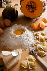 Ravioli alla zucca
