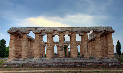 Ancient greek Basilica Temple