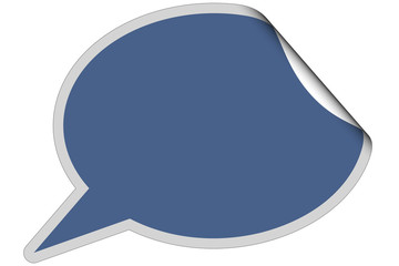 SP-Sticker blau curl oben NEUTRAL