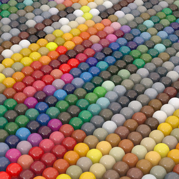 Balls-colors under catalogue RAL
