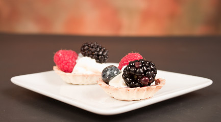 Fresh fruit tarts