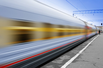 Moving train