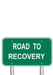 Road Sign: Road to Recovery