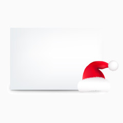 Blank Gift Tag And Santa Hat