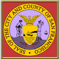 usa states city county san francisco seal coat emblem