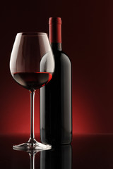 red wine bottle