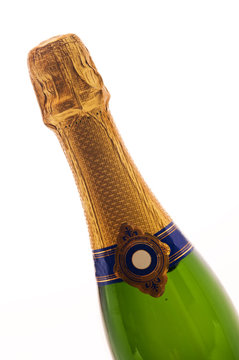 Eine Flasche Champagner