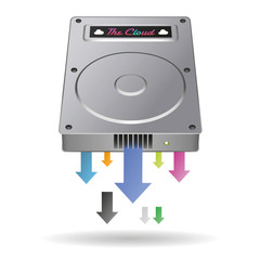 Fototapeta premium Cloud Computing